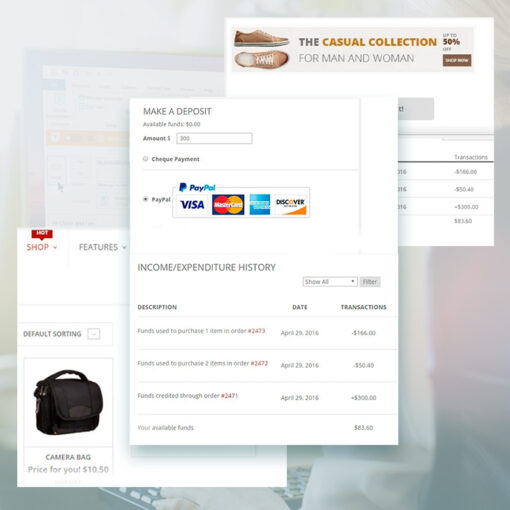 WOOCOMMERCE ACCOUNT FUNDS