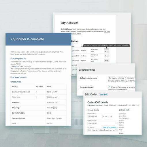 WOOCOMMERCE ORDER TRACKING