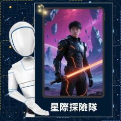 AI換臉設計站 - 星際探險隊