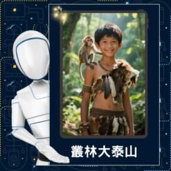 AI換臉設計站 – 叢林大泰山