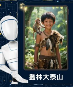 AI換臉設計站 – 叢林大泰山