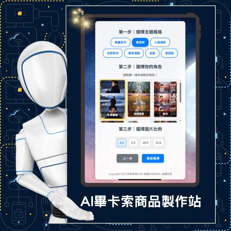 AI換臉設計站 - 畢卡索商品製作站 ai face picasso01