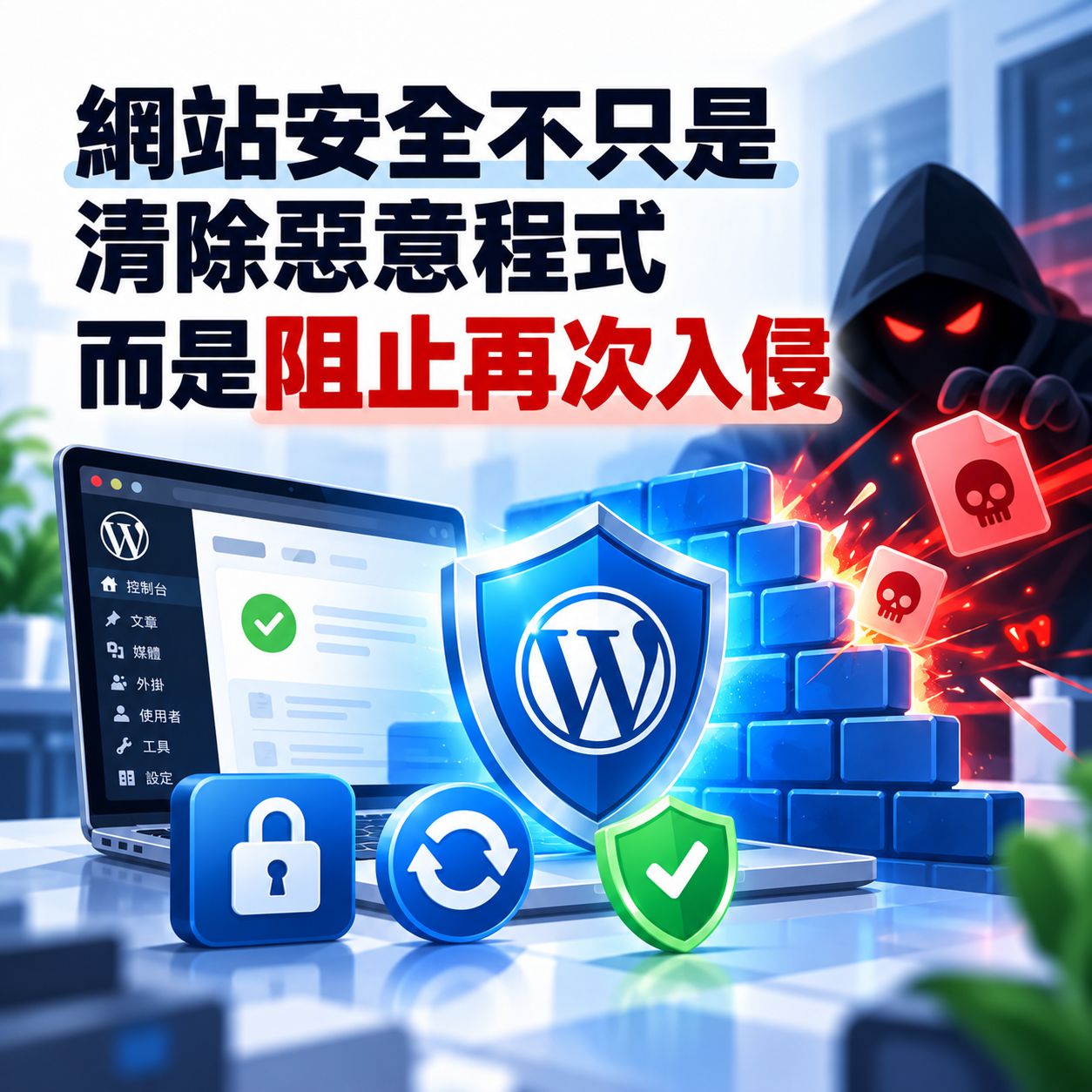 2026 UpdraftCentral 資安事件,WordPress 中毒怎麼辦?惡意程式清除、後門排查與網站監控操作紀錄 網站安全不只是清除惡意程式,而是阻止再次入侵